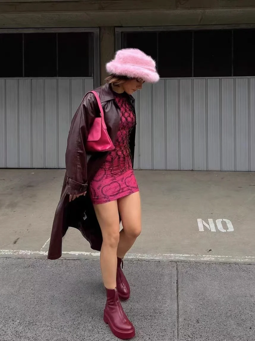 2025 Y2k Frauen Kaninchen Fell Warme Dicke Plüsch Winter Hut Flauschigen Faux Pelz Eimer Hut Dame Luxus Mode Party Panama fischer Kappe – Detail 8