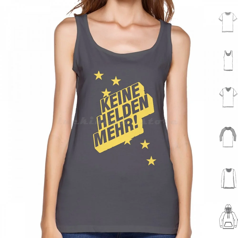 083-Keine Helden Mehr Tank Tops Print Cotton No More Heroes Suda 51 Printed German Wii No More Heroes Nmh Thegameawards