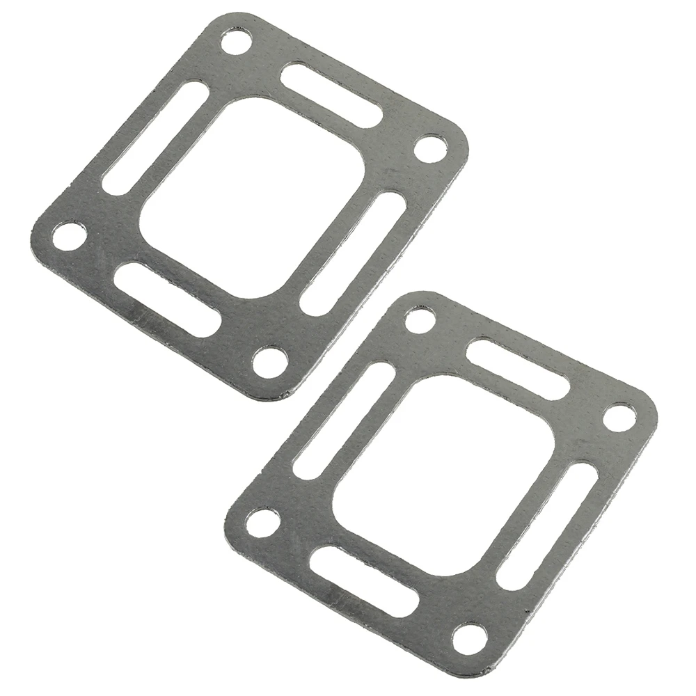 2Pcs Exhaust Elbow Lift Gasket Elbow Exhaust Gasket for Mercruiser 4.3 5.0 5.7 6.2 454 502 V6 V8 27-87105 27-860232