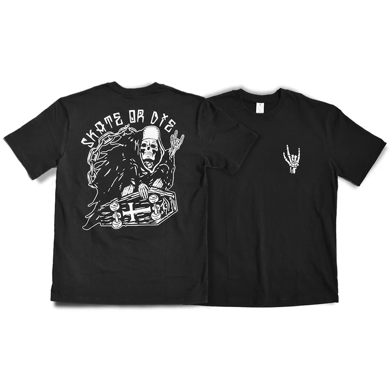 

Japanese and American Retro Vintage Short-sleeved Men's T-shirt Original Independent Designer Tooling Pure Cotton Scooter