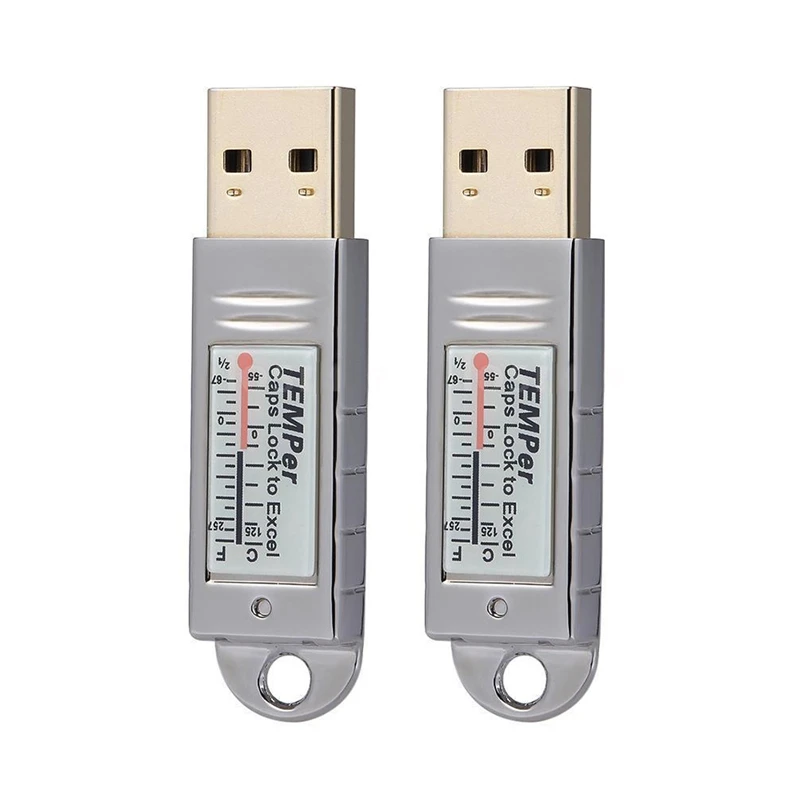 

Hot-2X USB Thermometer Temperature Sensor Data Logger Recorder For Pc Windows Xp Vista/7