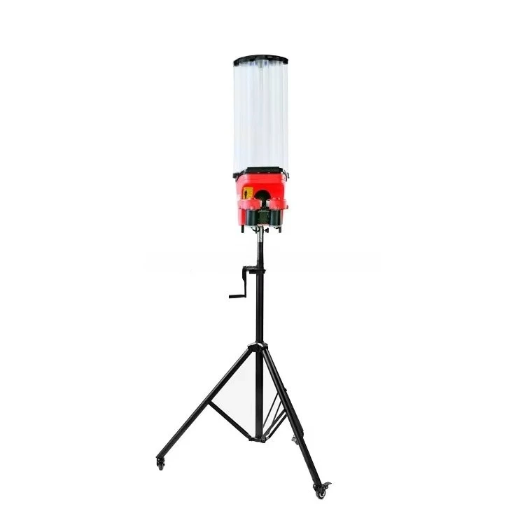 Hot Selling 180-Ball Capacity Automatic Badminton Training Machine High Efficiency Remote APP Controlled Feeding/Shooting/Serve