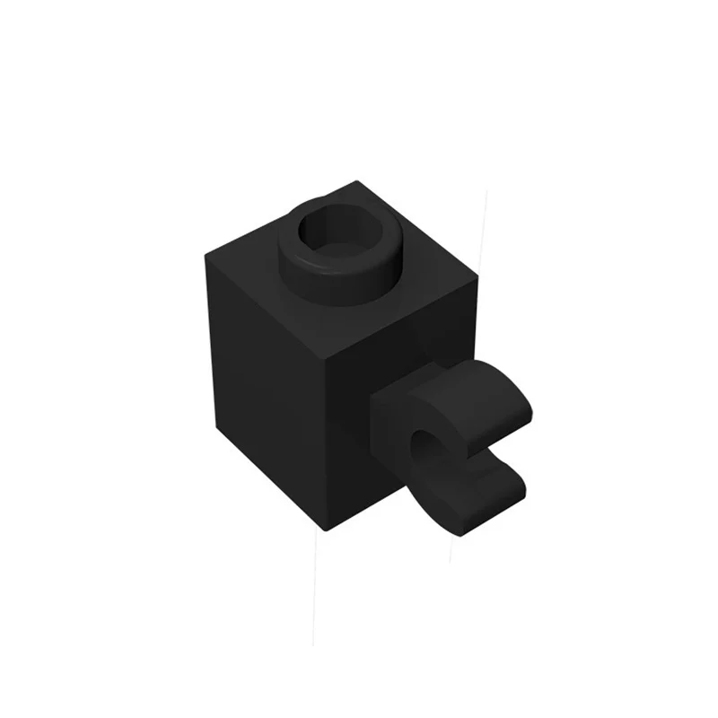 50 Stück 60476 Modifizierter 1x1 mit Clip Horizontalgriff Baustein-Spielzeug Kompatibles Zubehör DIY MOC High-Tech – Detail 2