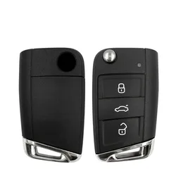 CNP189-K KYDZ PCB With Original Chip MQB Keyless GO Smart Key For Vw Golf Polo Touran Etc 3 Button Flip Key Remote 434mzh