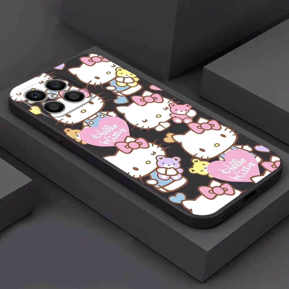 Casing tutup lembut Bumper TPU, Untuk Honor X7 90 Pro 70 X8a X6a 8X X6 Magic5 Lite X8 X9a Magic5 tas Hello kitty