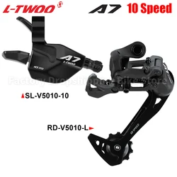 LTWOO A7 1x10 Speed Bicycle Derailleur Groupset 10V Trigger Shifter Lever Switch MTB Bike Compatible 42T Cassette Sprockets