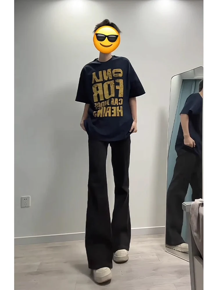 

American Sle Cleanfit Slim Straight Jeans Men's Spring High Street Vibe Narrow Version Slimming Knife Flared Pants