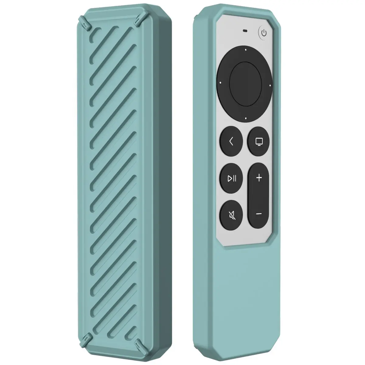 Soft Shell Remote Control Skin Remote Controller Protector Silicone Cover Protective Case For Apple TV 4K Siri Remote 2021