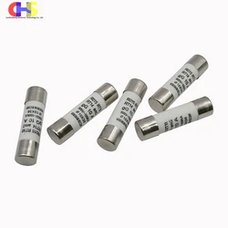 5pcs RO15 Ceramic fuse 10x38mm 0.5A 1A 2A 3A 4A 5A 6A 8A 10A 16A 20A 25A 32A 10*38mm 500V R015 10*38 10X38 FUSE
