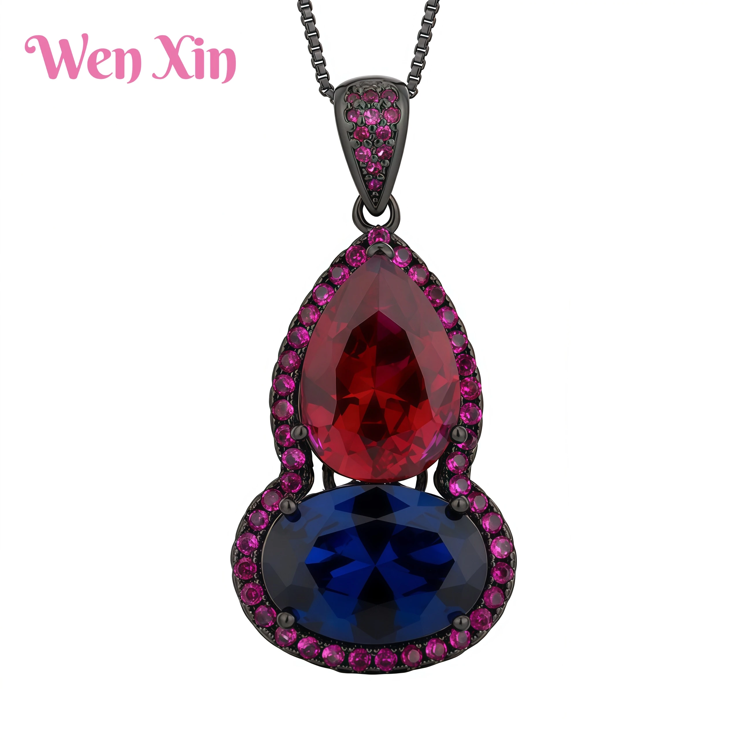 

WENXIN Brand MUSHAN MCT Autumn and Winter New Vintage Gourd Pendant Necklaces Luxury Pendant Necklace Jewelry Fashion Jewelry