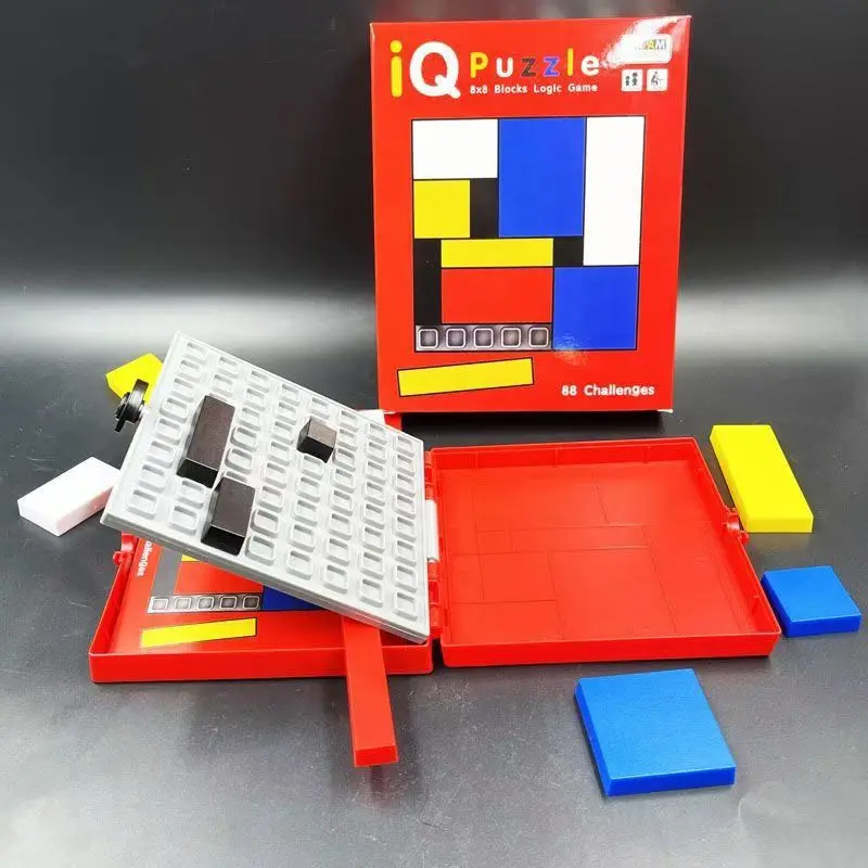 Lieblings-Brettspiele für meinen Sohn, IQ-Rätsel, 88 Herausforderungen, geistiges Kinderspiel, tragbare Blöcke, Spielzeug, logisches Puzzle, Denkaufgabe
