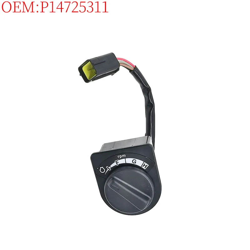 

Excavator Accessories P14725311 VOE14725311 14725311 Throttle Knob Gear Switch Controller for EC200D EC300D High Quality The New