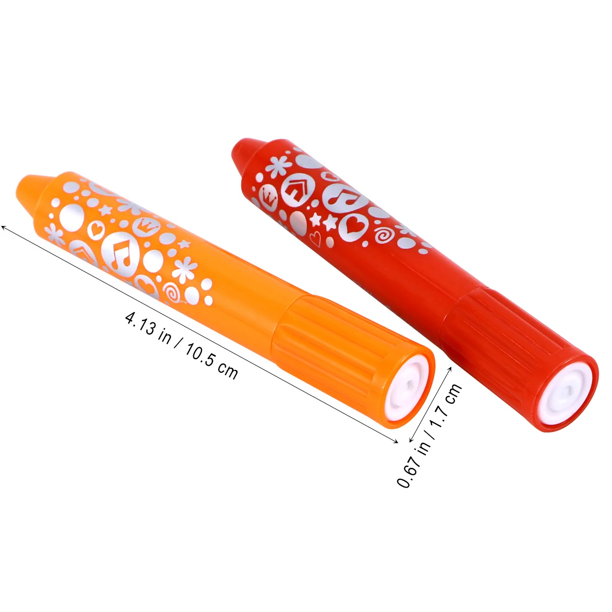 مجموعة أقلام تلوين دوارة مكونة من 12 قطعة، آمنة للرسم بالألوان المائية الغواش، أقلام تلوين دوارة #3