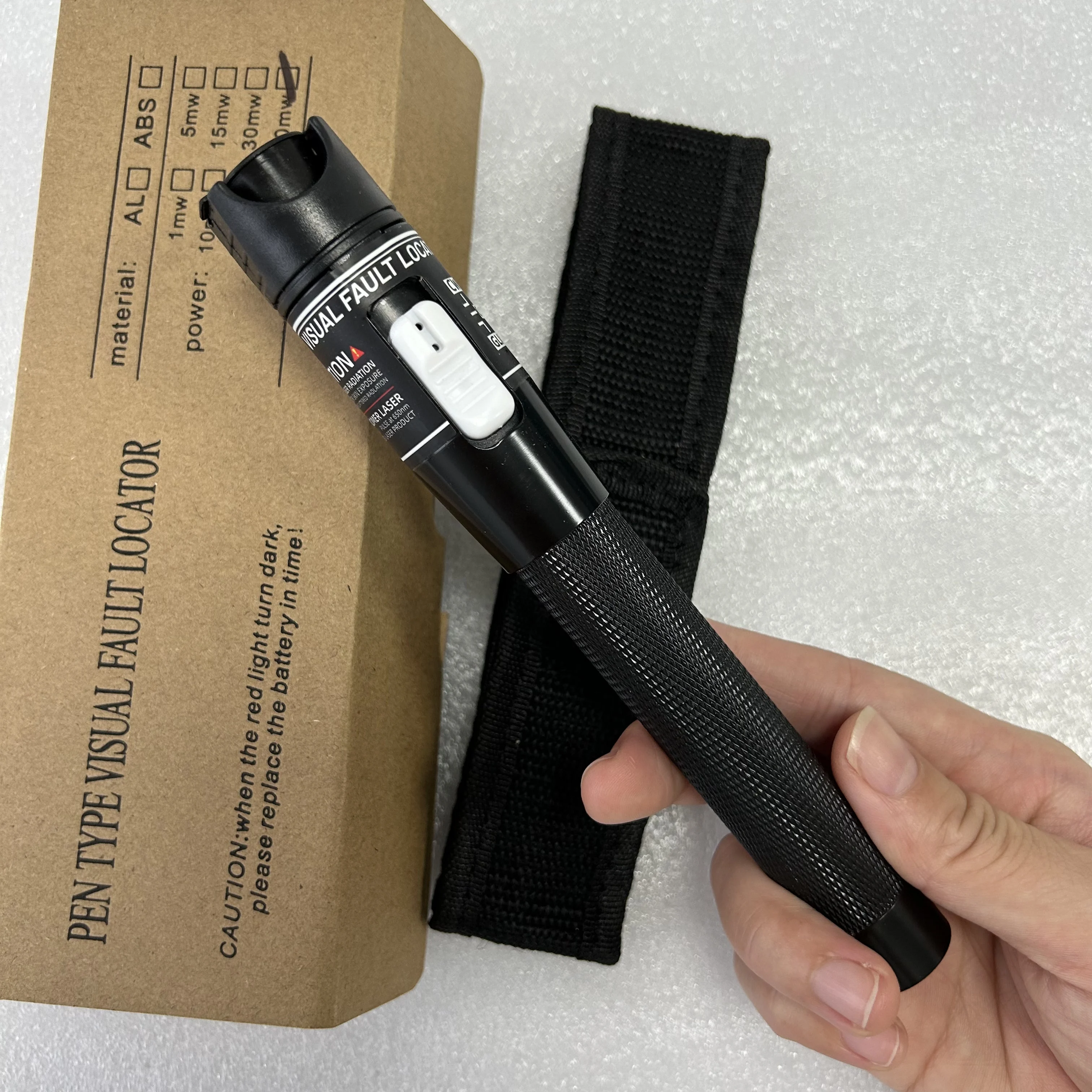 FTTH 50/60mW Visual Fault Locator High Quality VFL Fiber Optic Cable Tester Pen SC/FC/ST 2.5mm Interface Optical Fiber Test Tool