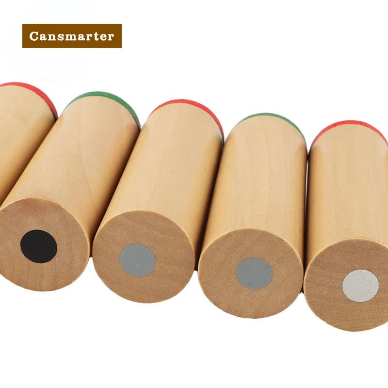Montessori Baby Toys Wooden Materials Sensorial Toy Mini Sound Boxes Learning Educational Sound Collection Shaking Tube Toys