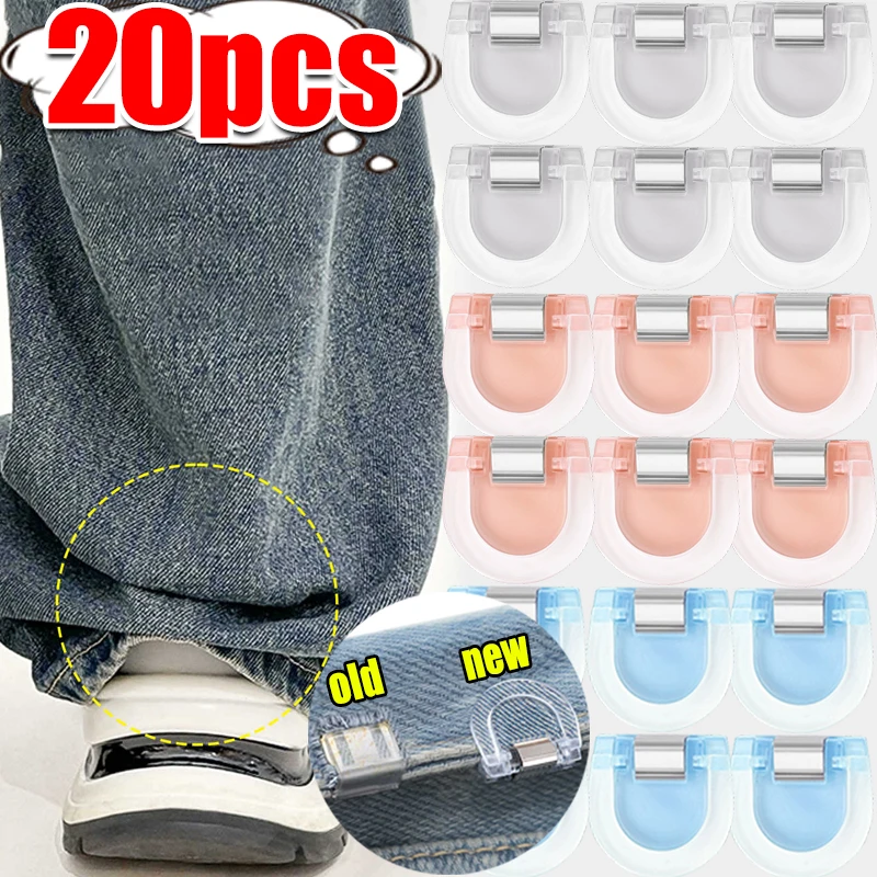 2-20 قطعة جديد جولة ترقية غير مرئية الساق تقصير مقاطع كتاب التسمية حافة كليب متعددة الوظائف مكافحة سحب الساق تحديد جهاز