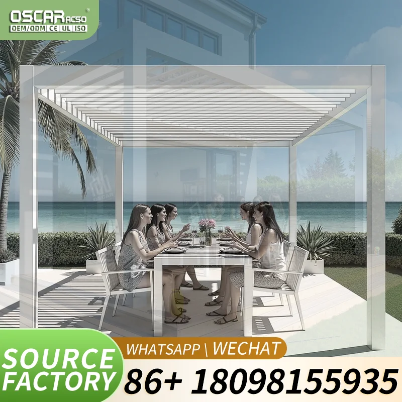 Sturdy Dark Grey Free Standing Winter Backyard Patio 10x12 Feet Aluminum All Season Sunroom Outdoor Enclosure Conservatory Pergo