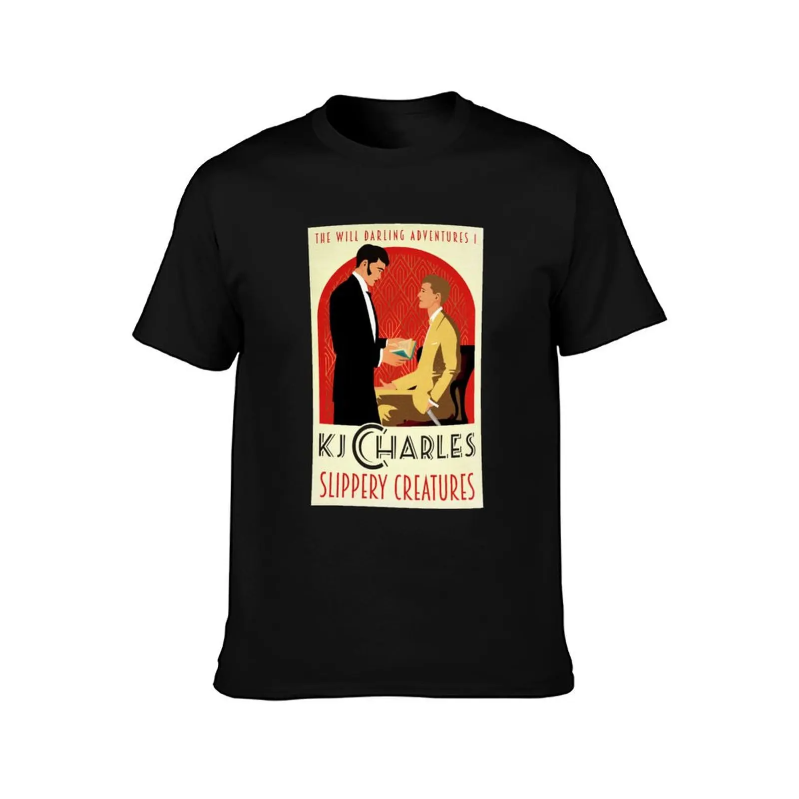 Slippery Creatures cover T-Shirt Summer Casual Cotton Tee Oversized Streetwear Tops Vintage Graphic Print Unisex Men Women