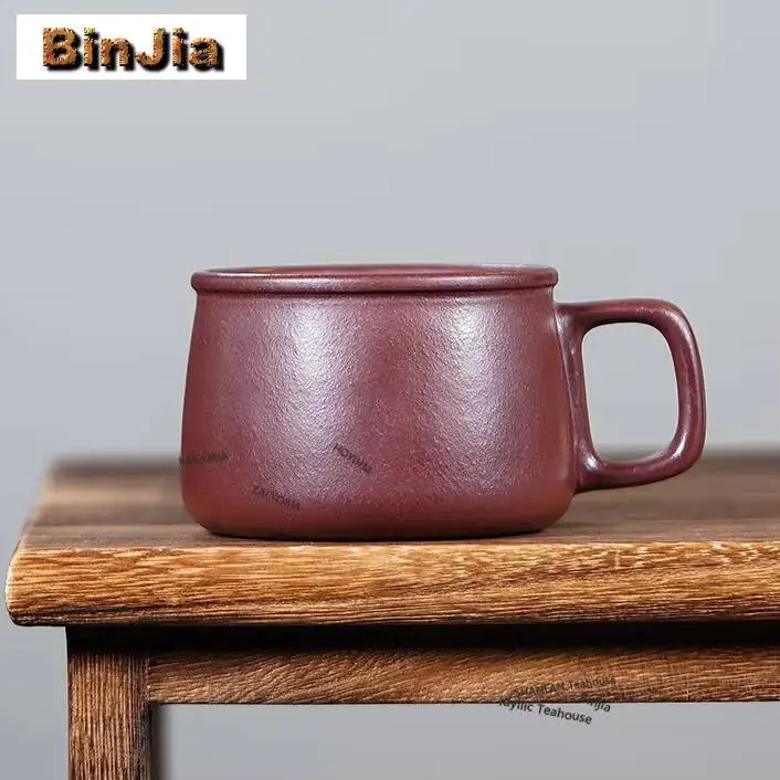 160ml Yixing Purple Clay Teacup Creative Tea Bowl Sample Tea Cup Tea-tasting Personal Cup Jianzhan Master Cups Cafes Ornaments