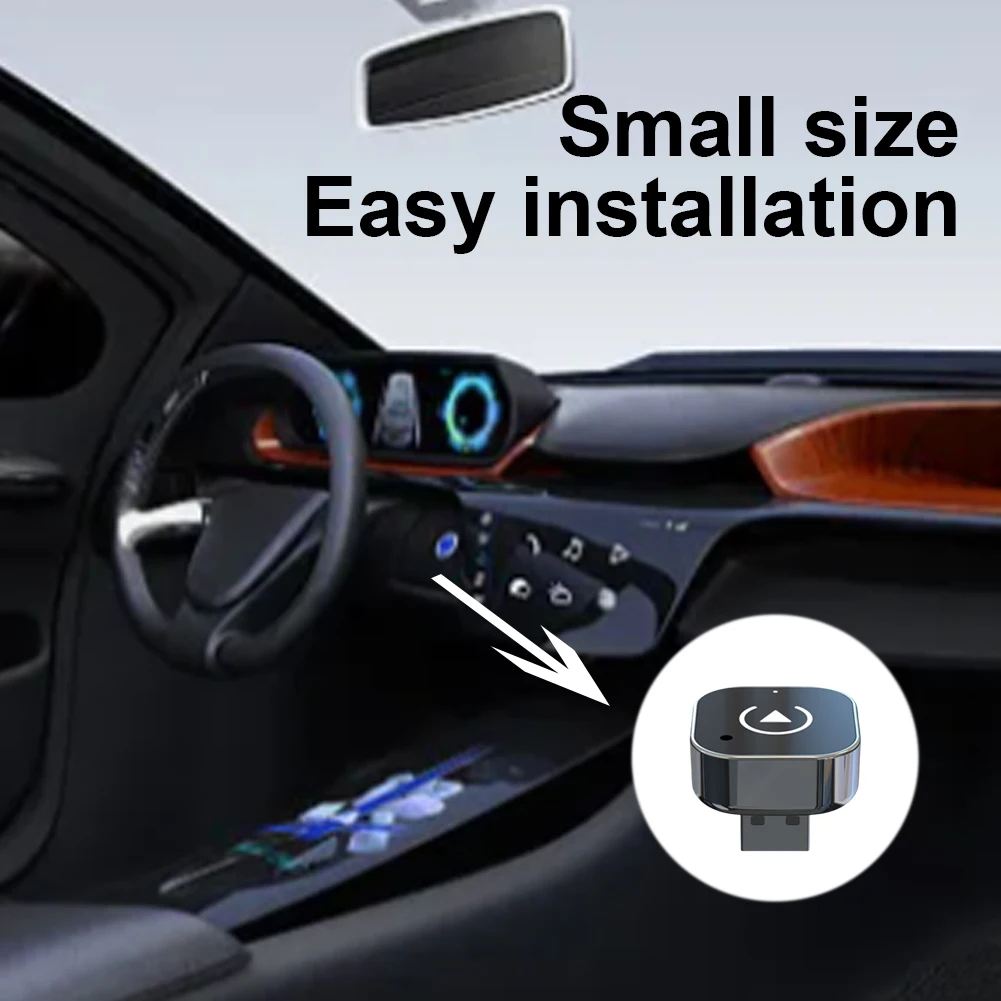 2 في 1 محول CarPlay Android Auto اللاسلكي الذكي USB Dongle Auto Connect Plug & Play for iPhone وAndroid Factory السيارات السلكية
