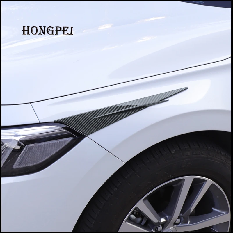 Car Styling For Honda Civic 11th 2022 2023 Carbon Pattern Headlight Front Light Lamp Eyebrow Cover Trim Eyelid Auto Accessories