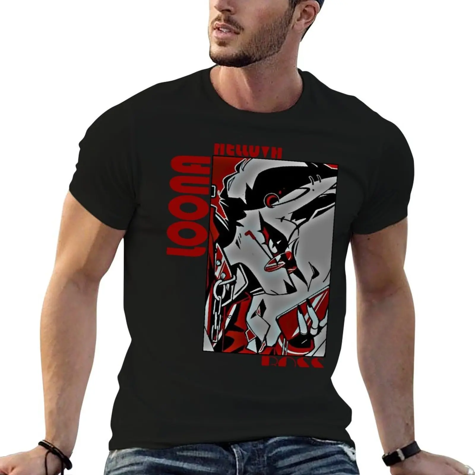 

Helluva Boss Loona T-Shirt t shirt personalised men t shirt cotton 100% t shirts cotton 100% T-shirt