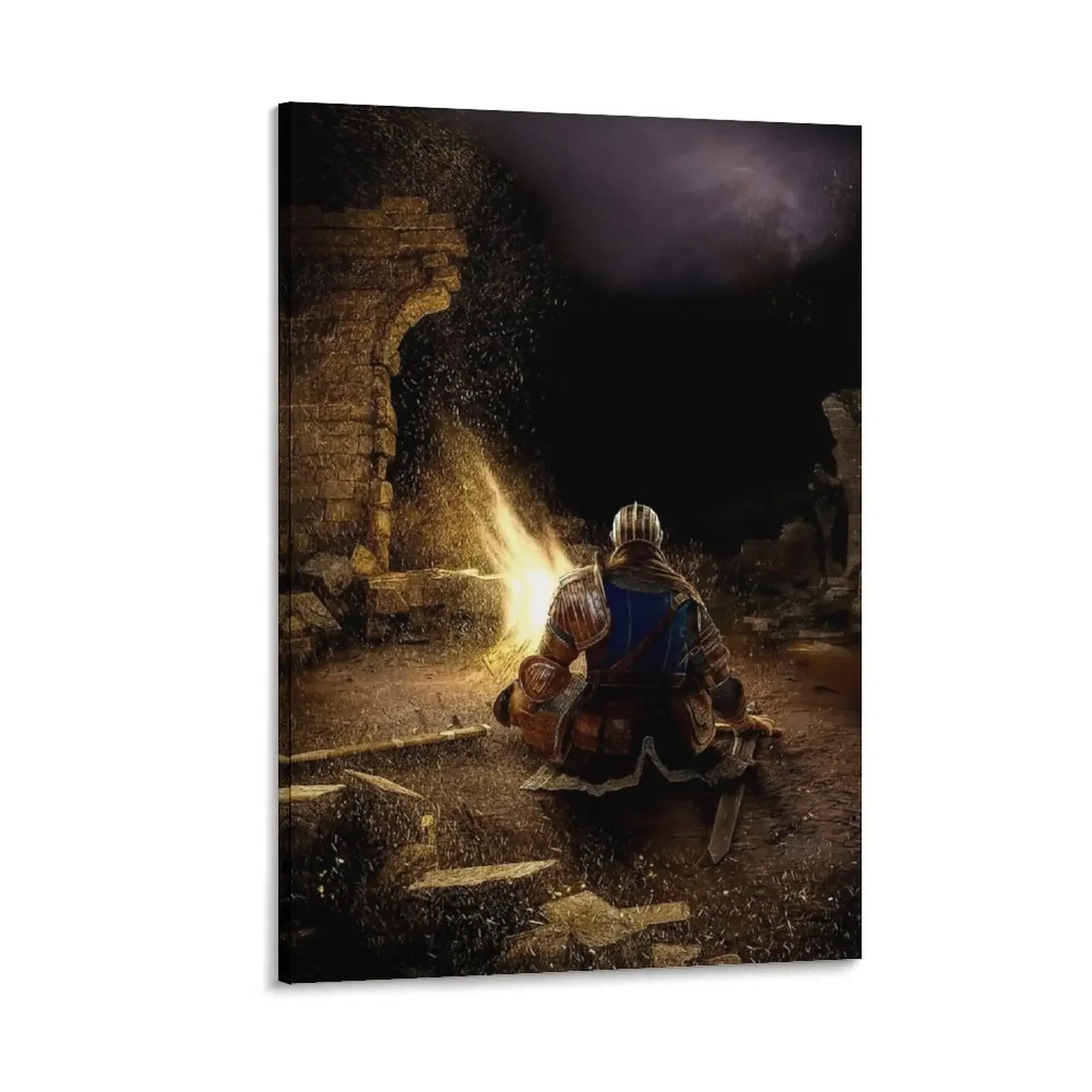 

Bonfire Canvas Painting Decorative paintings home decors accessories japanese room decor vintage home decor