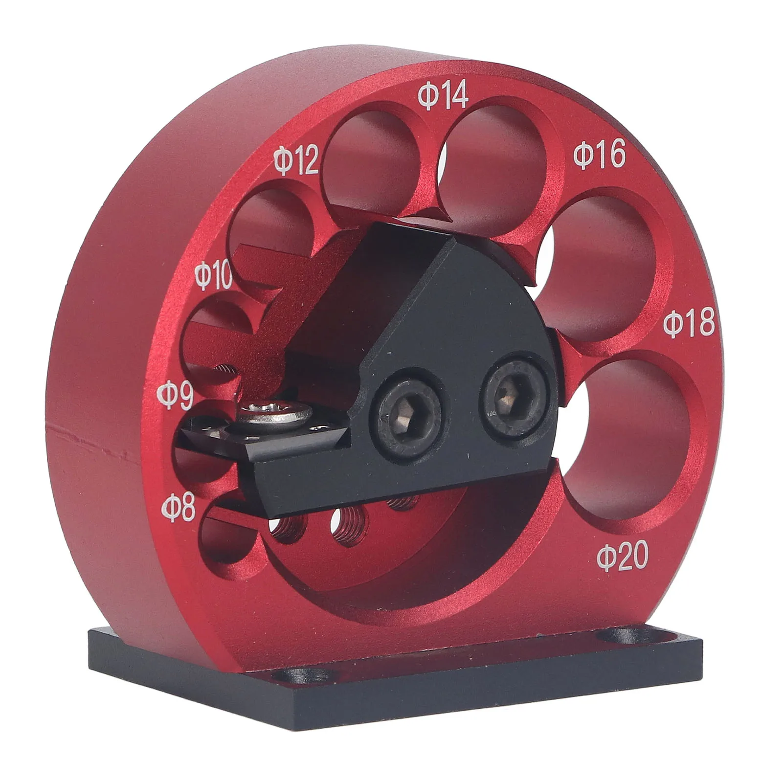 1Pcs 8-20mm Dowel Maker Aluminum Alloy Adjustable Round Dowel Maker 8 Hole Cemented Carbide Blade Woodworking Dowel Tool