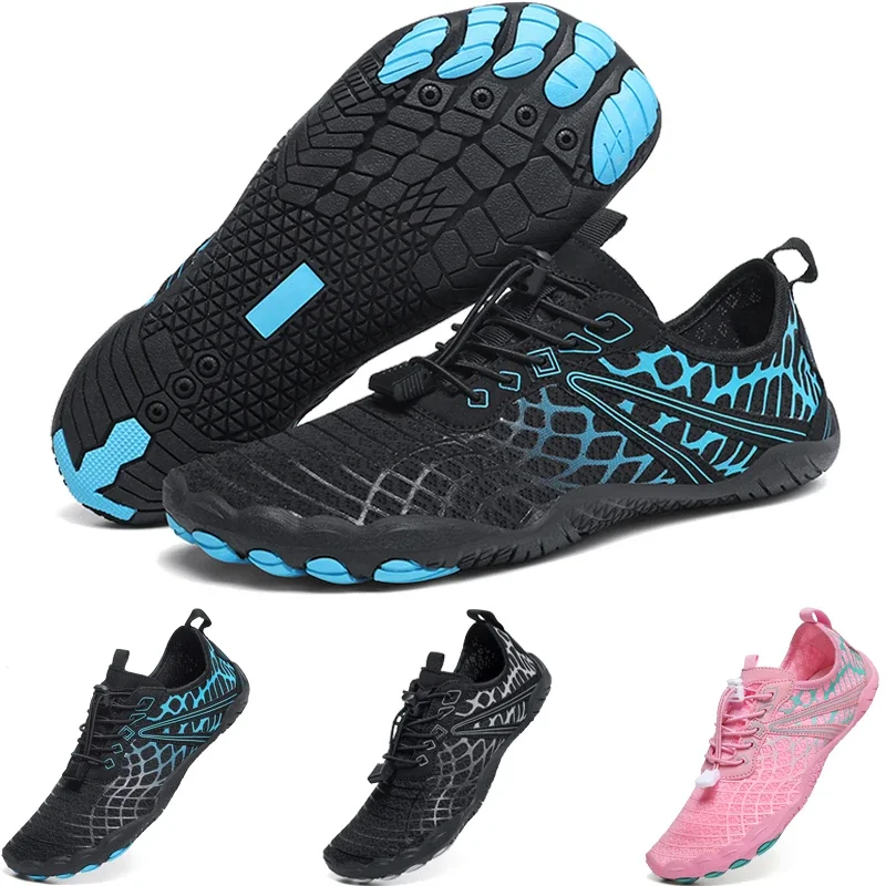 

Водные туфли для взрослых, противоскользящие, быстросохнущие, для пляжа, для ходьбы по воде, для плавания, удобная спортивная обувь.