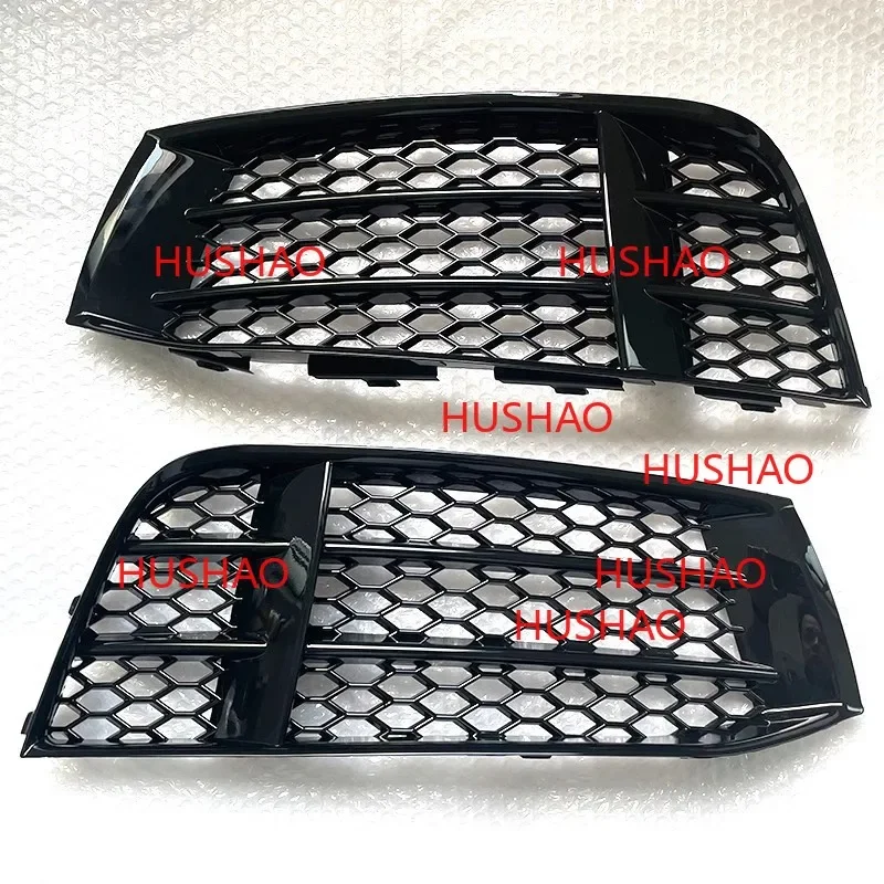 High quality black rim for Audi RS5 fog light grille 8T0807681, compatible with 08-16 A5/RS5 front bumper fog light grille