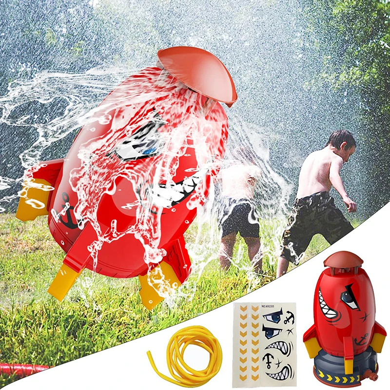 

Rocket Launcher Toys Outdoor Rocket Water Pressure Lift Sprinkler Toy Fun Interaction In Garden Lawn Water Spray Toys For Kids