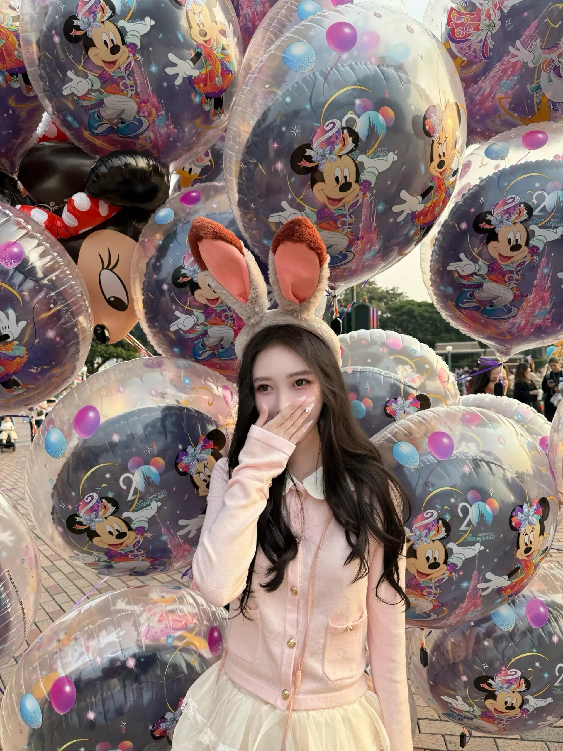 

Pink Detachable Doll Collar Knitted Cardigan Outerwear Early Autumn Top Princ Sle Faion Set Women's Long Sve