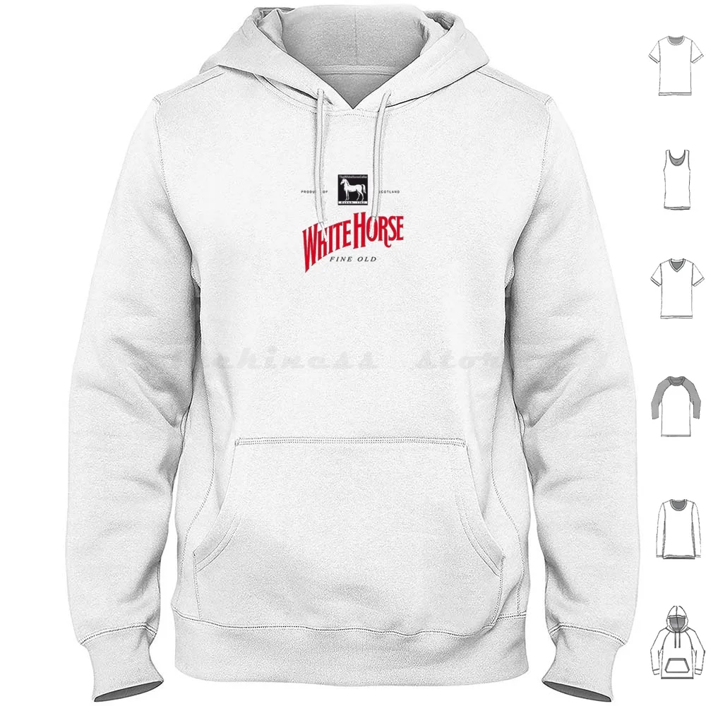 Sudaderas con Capucha de Manga Larga Wh Fine con Diseño de Bebidas: Cerveza, Whisky Escocés, Vodka, Ginebra, Bacardi, Jameson, Bourbon Germeister
