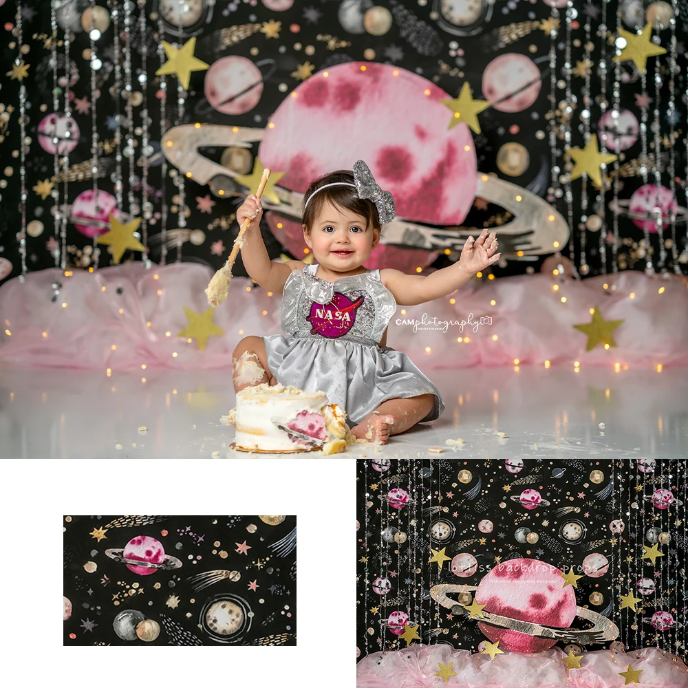 Pink Dairy Farm Backdrops Kids Girl Birthday Cake Smash Photography Props Child Adult Photocall Countryside Backgrounds