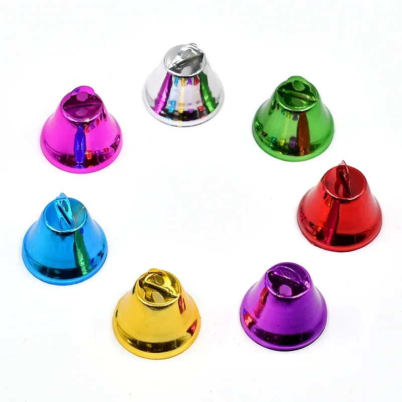 

1000pcs/lot 16mm Micro Jingle Bells, Colorful Tiny Copper Bell Jingle for Home Party Christmas Festival Decoration DIY Craft