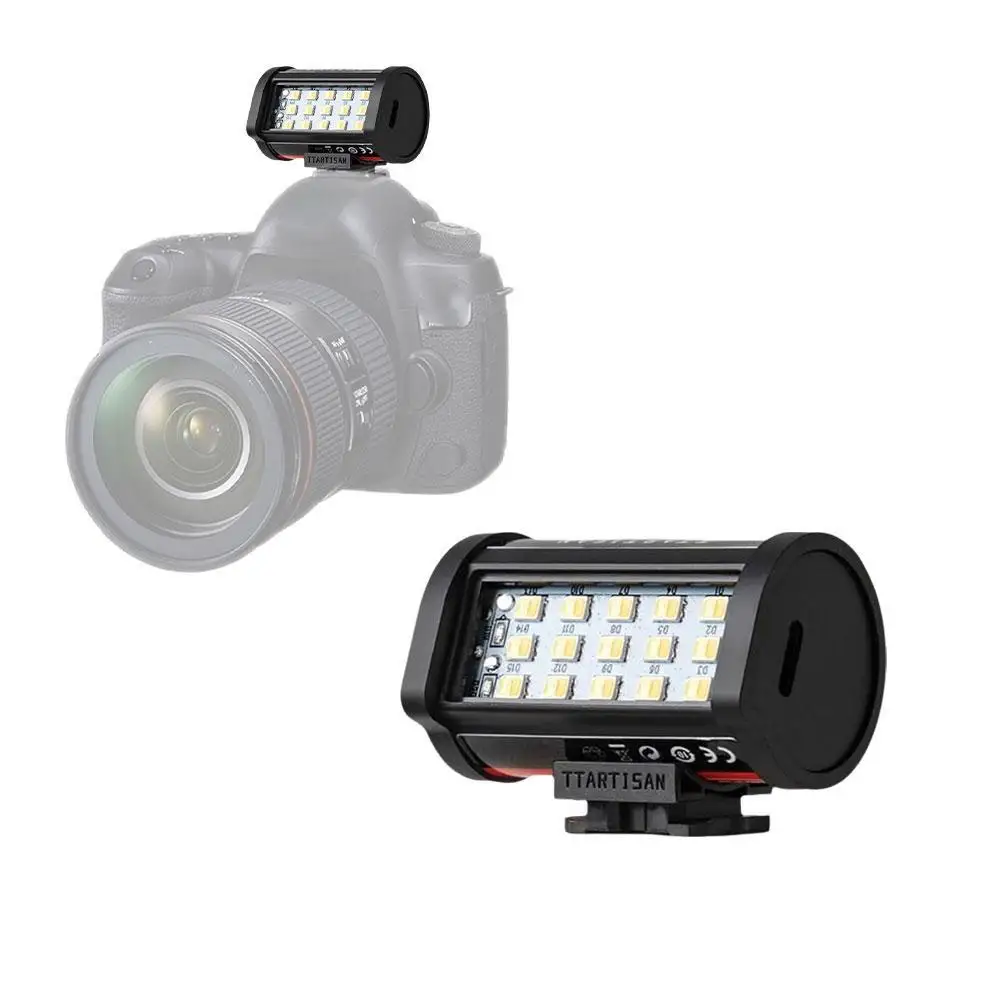 Camera Mini Flash LED Light USB Rechargeable 3W Multi-functional Fill Light For Outdoor Shooting Travel Photography Vlog