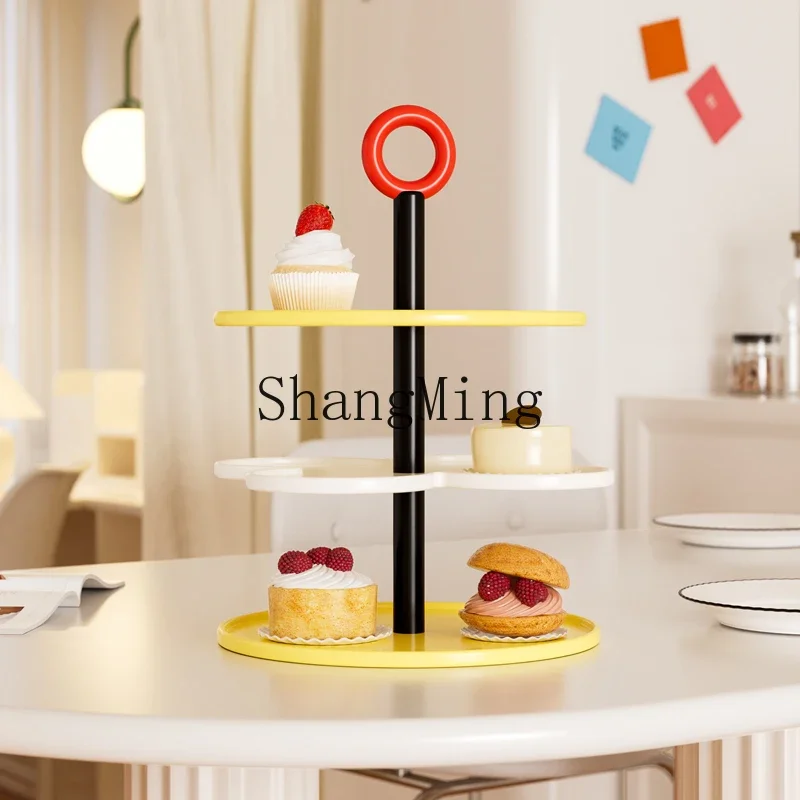 CL Cream Wind Creative Stacking Music Shelf Decorative Ornament  Room Dining Room Cup Tide Play Storage Rack Housewarming Gifts