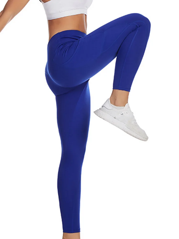 Leggings da allenamento pantaloni sportivi da Yoga da donna Mujer vendita calda Activewear tasca da palestra nero a vita alta Push Up Leggins collant Fitness