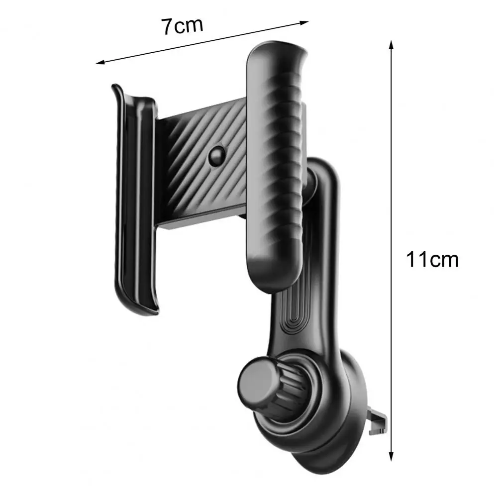 ที่วางโทรศัพท์ในรถยนต์ที่สะดวกพลาสติกการล็อคด้วยสัมผัสเดียวแอพพลิเคชั่นกว้างที่วางโทรศัพท์มือถืออุปกรณ์เสริมในรถยนต์