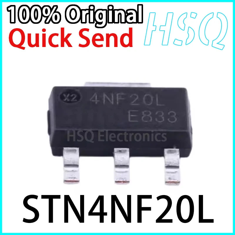 

5PCS STN4NF20L Power MOS Transistor Screen Printing 4NF20L 1A 200V Transistor SMT Brand New in Stock