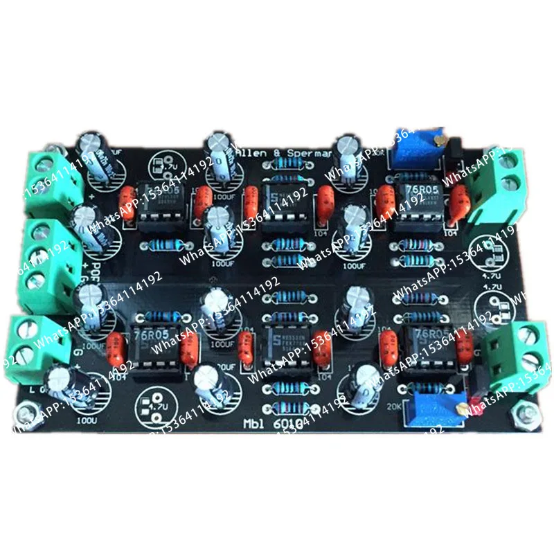 HIFI Audio MBL6010 Preamp Preamplifier Board  Pre-amplifier Op Amp Buffer Amplifier Tone Board