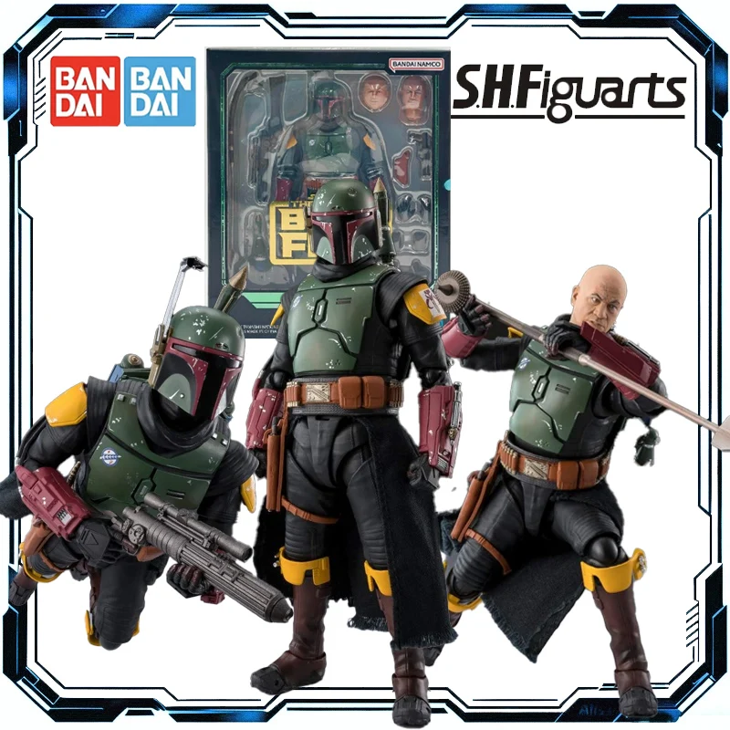 

Bandai original S.H.Figuarts Boba Fett -Classic Ver.- (STAR WARS: The Book of Boba Fett) Action Figure Toys for Boys Girls Gift