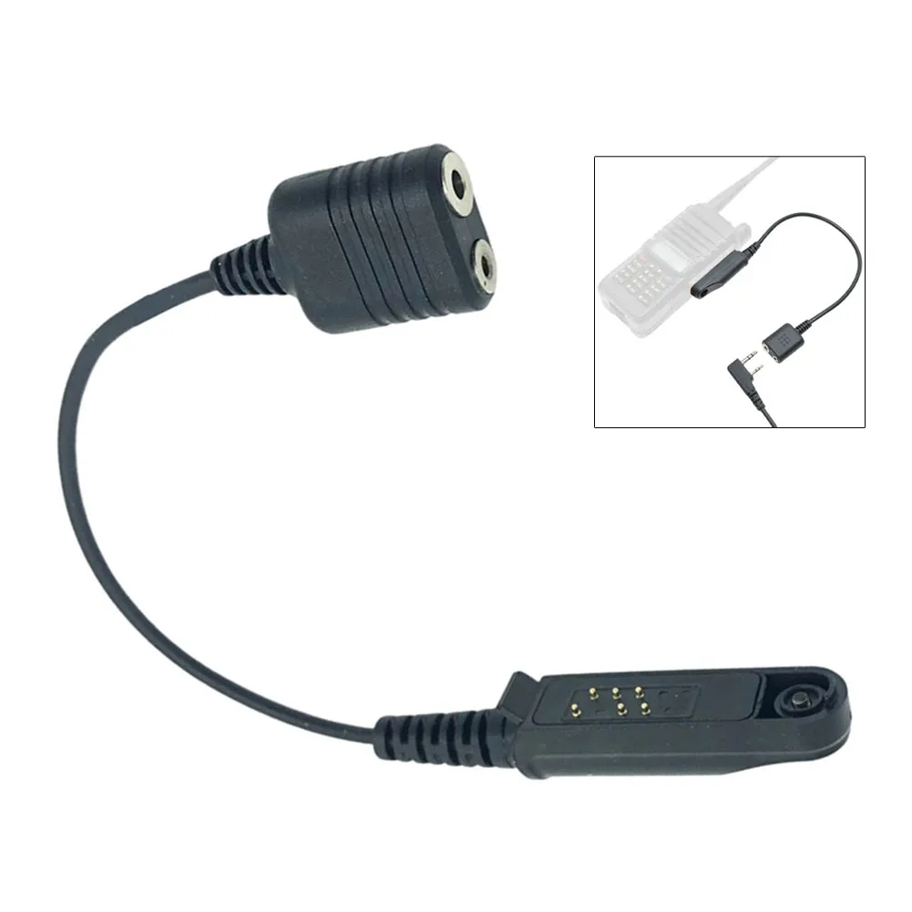 UV 9R For Plus Waterproof 2 Pin K Type Microphone Adapter Cable For Baofeng BF 9700 A 58 UV XR UV 5S GT 3WP For Walkie For