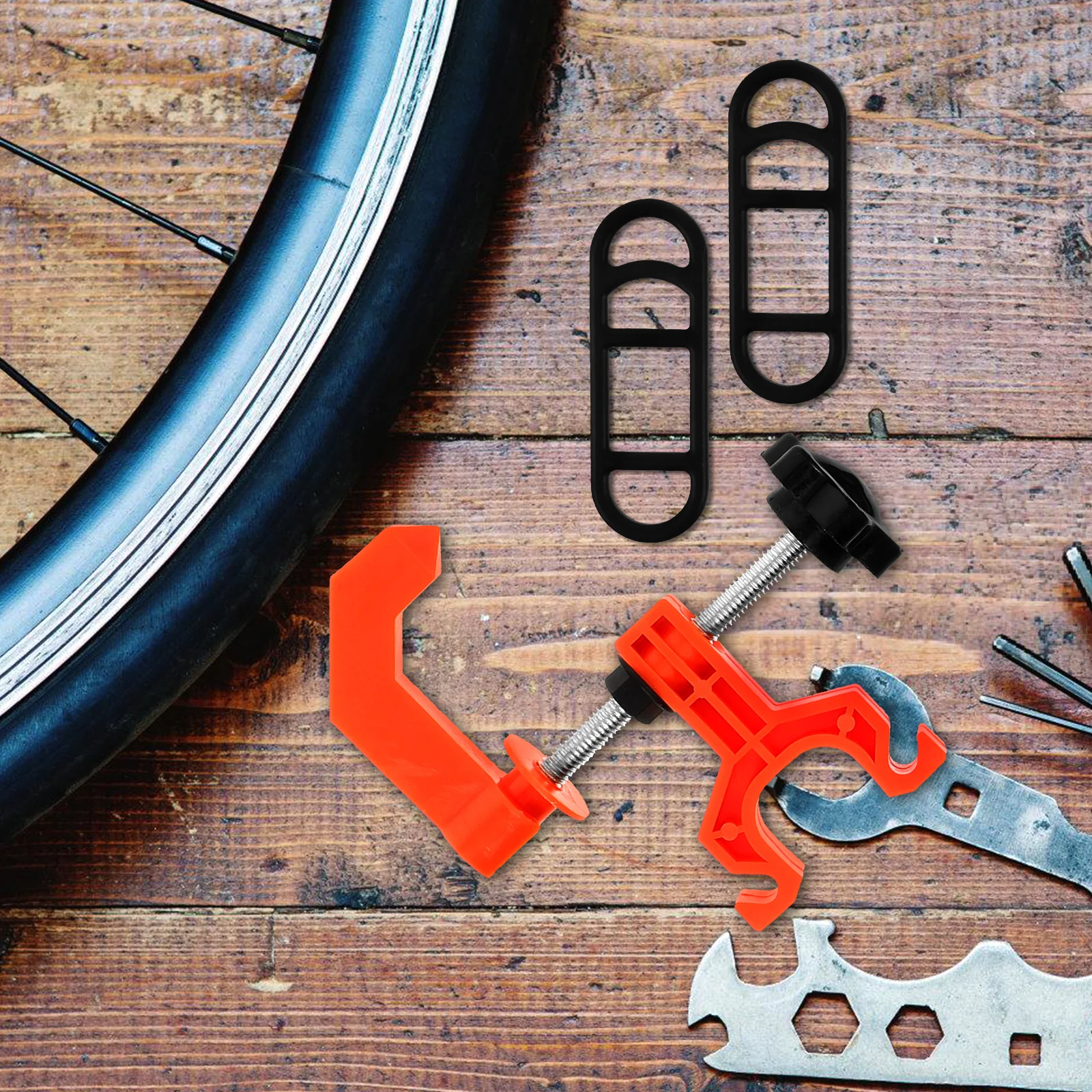 

1 Set Truing Bike Repair Tool Wheel Adjustment Stand Bicycle Rim Tuning Holder Portable Wheel Truing Stand For Road Mountain