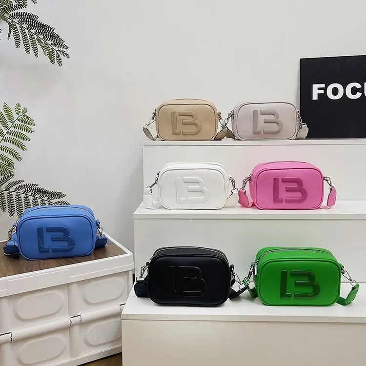 

New in 2025! Women's Shoulder Bag - Fashionable Small Square Shape, Simple and Advanced, Letter Print for Commute