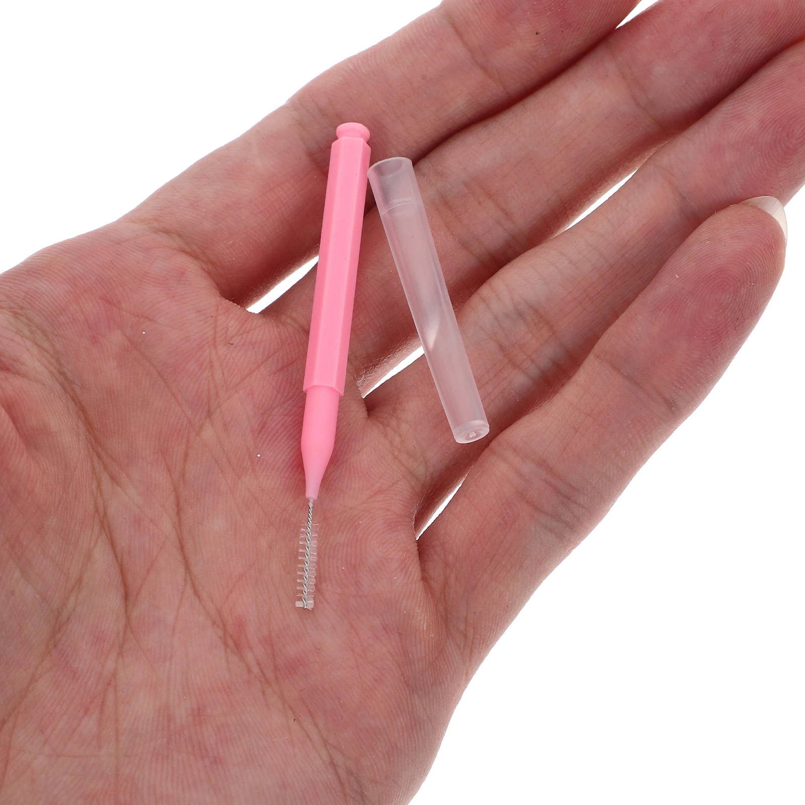 

100pcs Interdental Brush Stainless Steel 304 Oral Care Travel Portable Cleaning Tools For Braces Teeth Gaps Keyboard Phone