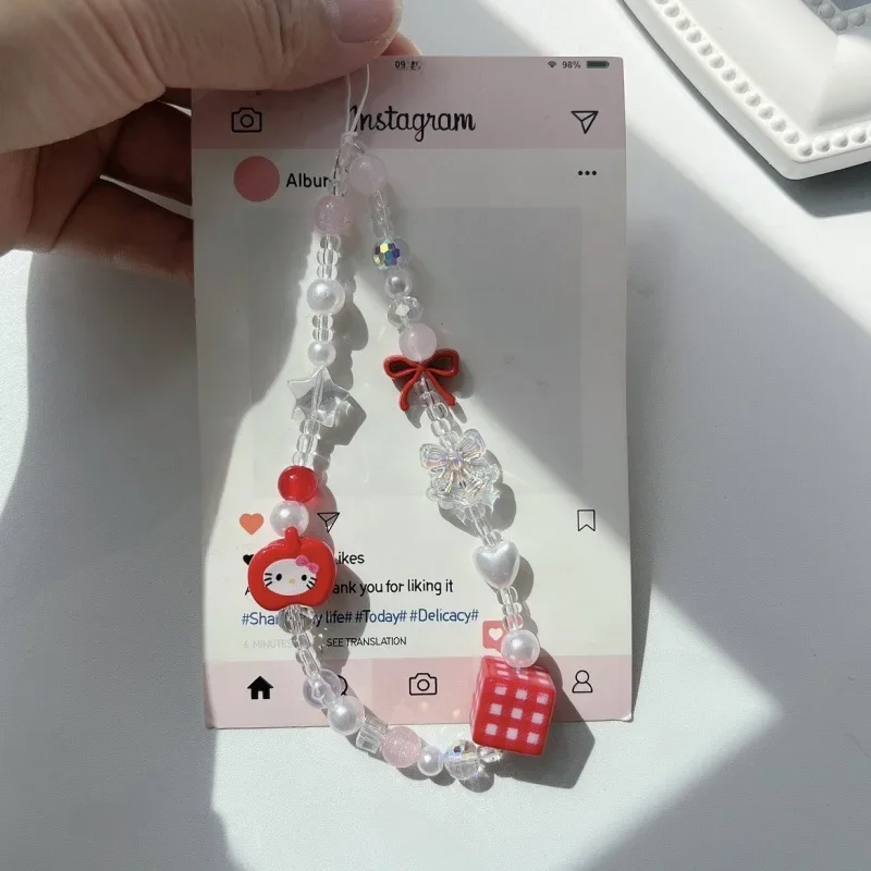 Sanrio Hello Kitty Phone Chain Keychain Pendant Bag Cell Phone Charm