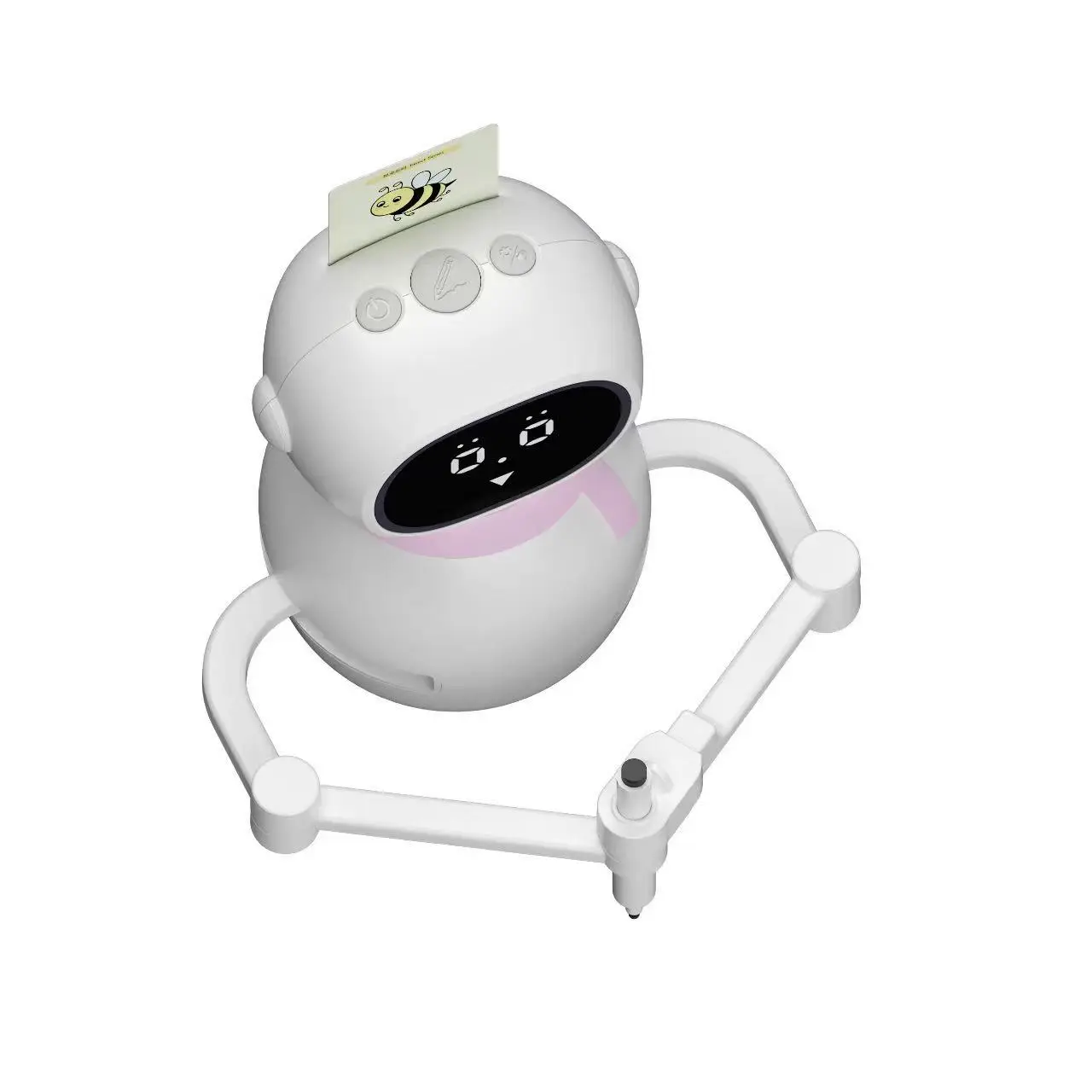 روبوت رسم التعلم المبكر للأطفال من Miocan مكبر صوت بلوتوث وساعة منبه هدية لعبة للأطفال تتضمن 150 بطاقة رسم #1