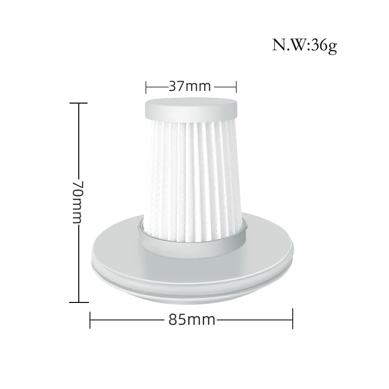 Ersatz HEPA-Filter Für XIAOMI MIJIA Vakuum Milbe Remover Tragbare Staubsauger MJCMY01DY Teile Zubehör