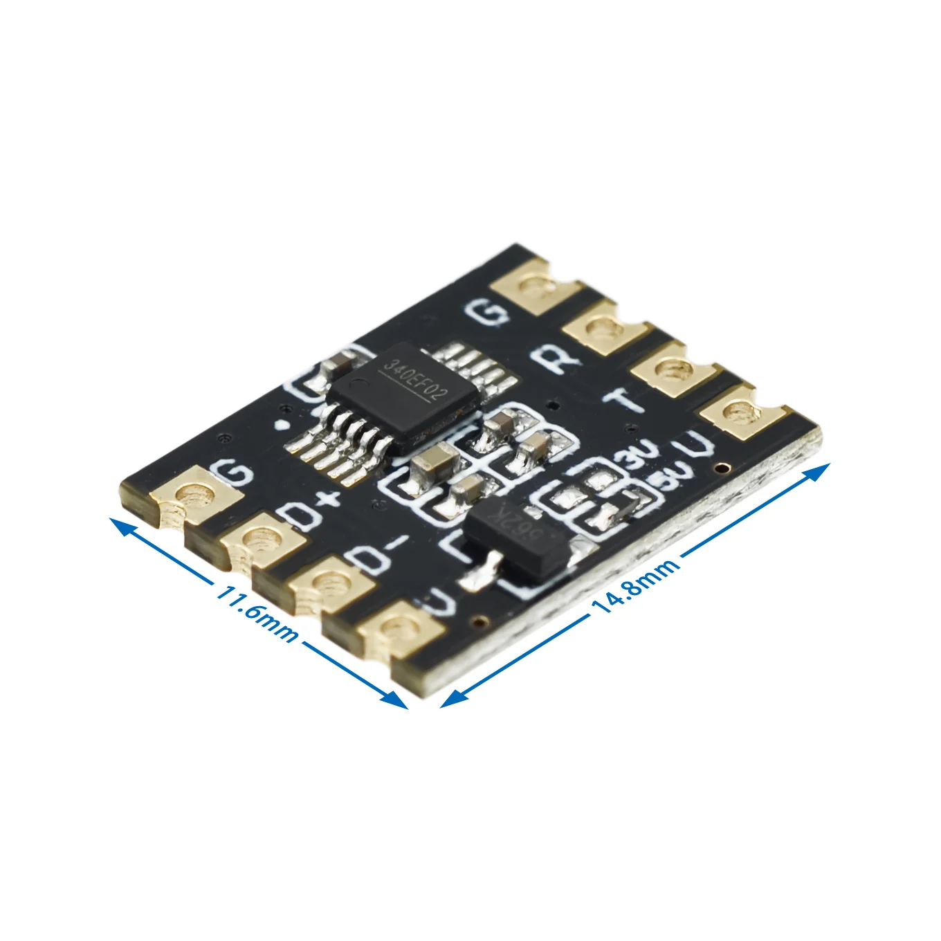 CH340 module USB to TTL serial port UART module gold SMD type plate version CH340/CP2102